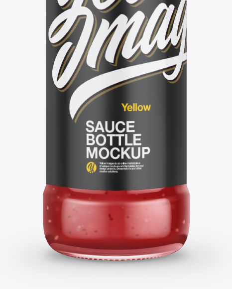 Sauce Bottle Mockup