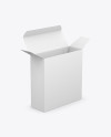 Opened Paper Box Mockup