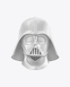 Glossy Darth Vader Helmet Mockup