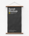 Scroll Mockup w/ Wooden Handles