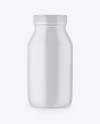 Matte Plastic Bottle Mockup - Front View