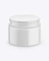 Glossy Cosmetic Jar Mockup