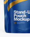 Matte Stand Up Pouch W/ Zipper Mockup