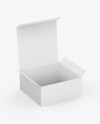 Opened Paper Box Mockup