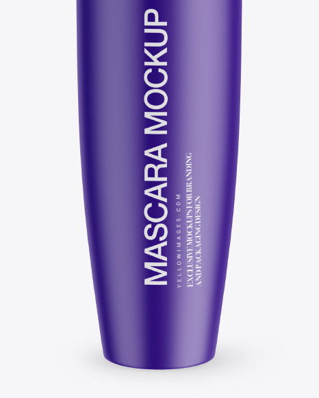 Matte Mascara Tube Mockup