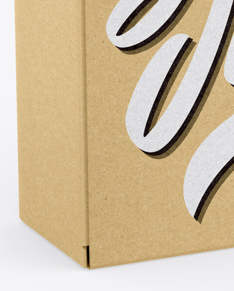 Kraft Box Mockup