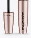 Opened Metallic Mascara Tube Mockup