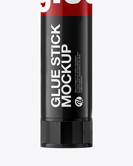 Glossy Glue Stick Mockup