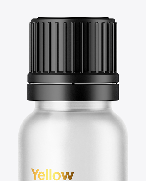 Frosted Glass Bottle Mockup