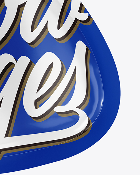 Glossy Sachet Mockup