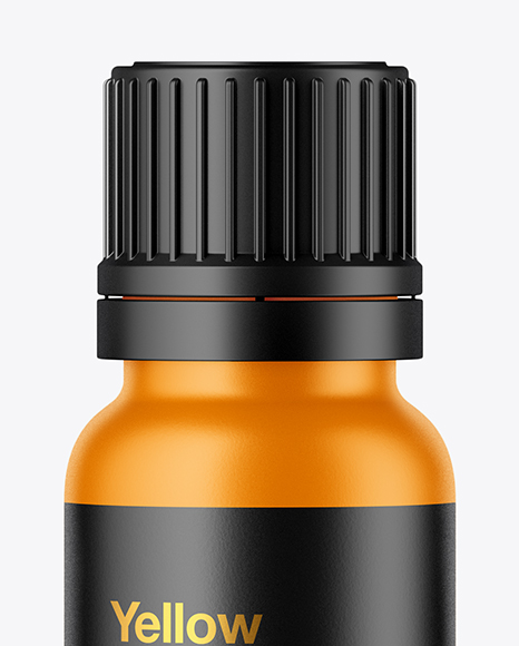 Matte Glass Bottle Mockup