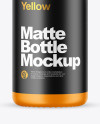 Matte Glass Bottle Mockup