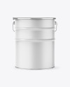 16L Matte Paint Bucket Mockup