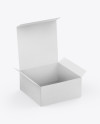 Opened Kraft Box Mockup