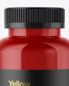 Glossy Plastic Bottle Mockup