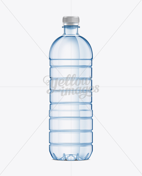 1L Plastic Water Bottle MockUp