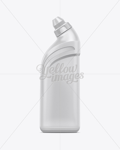 500ml Plastic Toilet Cleaner Bottle Mockup