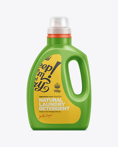 1.18L Detergent Bottle Mockup