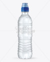 500ml Water Bottle with Sport Cap Mockup