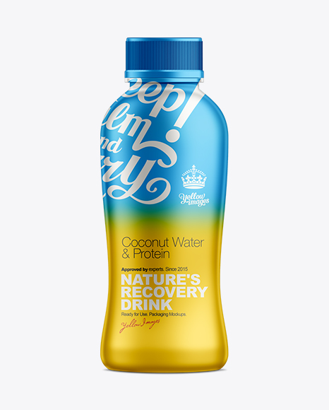 355ml Plastic Bottle Mockup