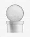 16oz Ice Cream Container Mockup