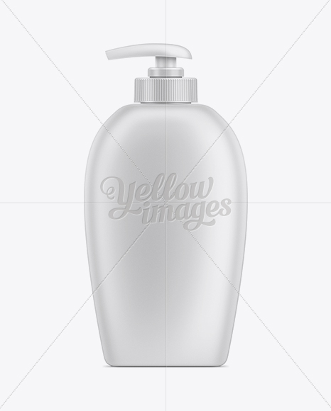 250ml Moisturising Cream Bottle with Pump Mockup