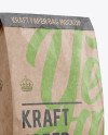 Kraft Paper Bag Mockup - Halfside View