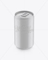 150ml Aluminium Can With Matte Finish Mockup (High-Angle Shot)