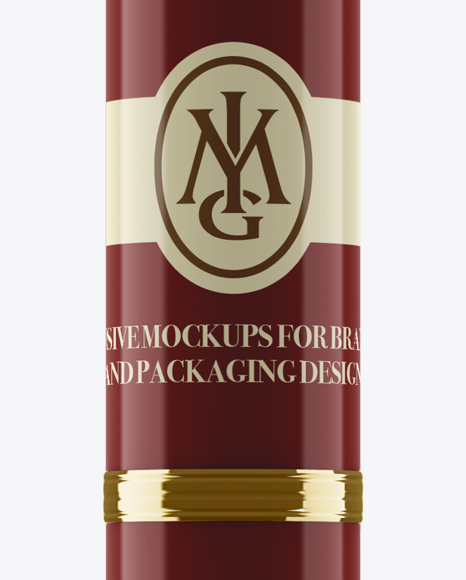 Glossy Cigar Tube Mockup