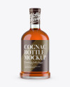 Clear Glass Bourbon Bottle Mockup Clear Glass Bourbon Bottle Mockup