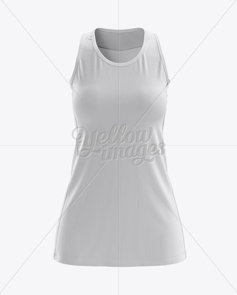 Netball Dress HQ Mockup - Front View