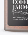 Frosted Jar With Instant Coffee Mockup - Halfside View