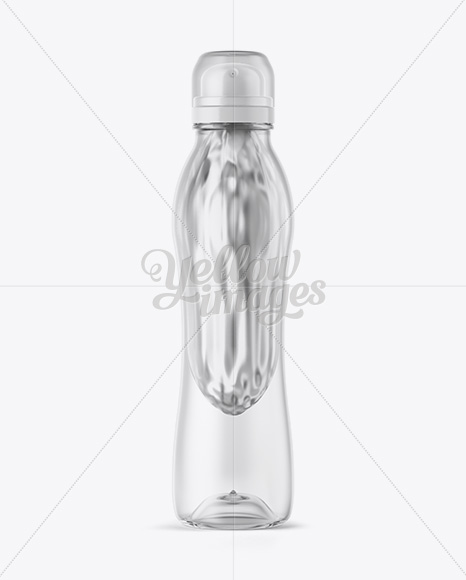 Matte Clear Bag-on-Valve Spray With Clear Overcap Mockup - Free