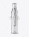 Frosted Bag-on-Valve Spray With Clear Overcap Mockup