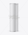 Matte Snack Tube Mockup - Front View