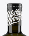 Antique Green Glass Bottle Mockup Antique Green Glass Bottle Mockup