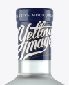 Frosted Glass Vodka Bottle Mockup Frosted Glass Vodka Bottle Mockup