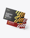 Paper Business Cards Mockup