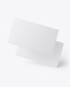 Textured Business Cards Mockup