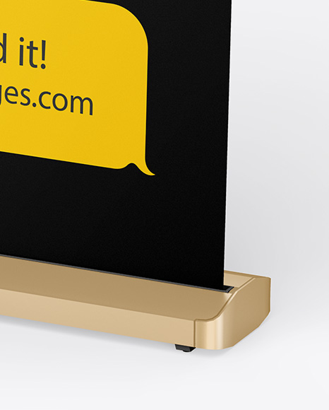 Matte Roll-up Banner Mockup