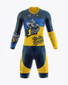 Cycling Speed Suit Mockup - Front View