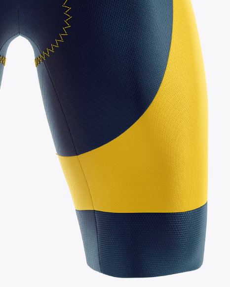 Cycling Speed Suit Mockup - Front View