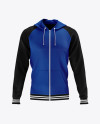 Raglan Hoodie Mockup - Front View