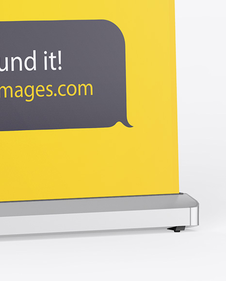 Matte Roll-up Banner Mockup