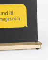 Glossy Roll-up Banner Mockup