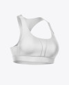 Sports Bra Mockup - Half Side View