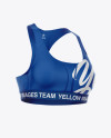 Sports Bra Mockup - Half Side View