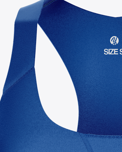 Sports Bra Mockup - Front View