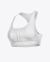 Sports Bra Mockup - Half Side View