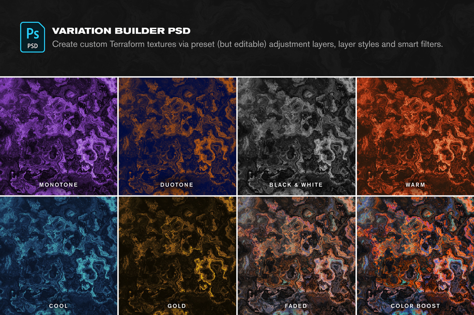 Terraform: 15 Otherworldly Textures Terraform: 15 Otherworldly Textures